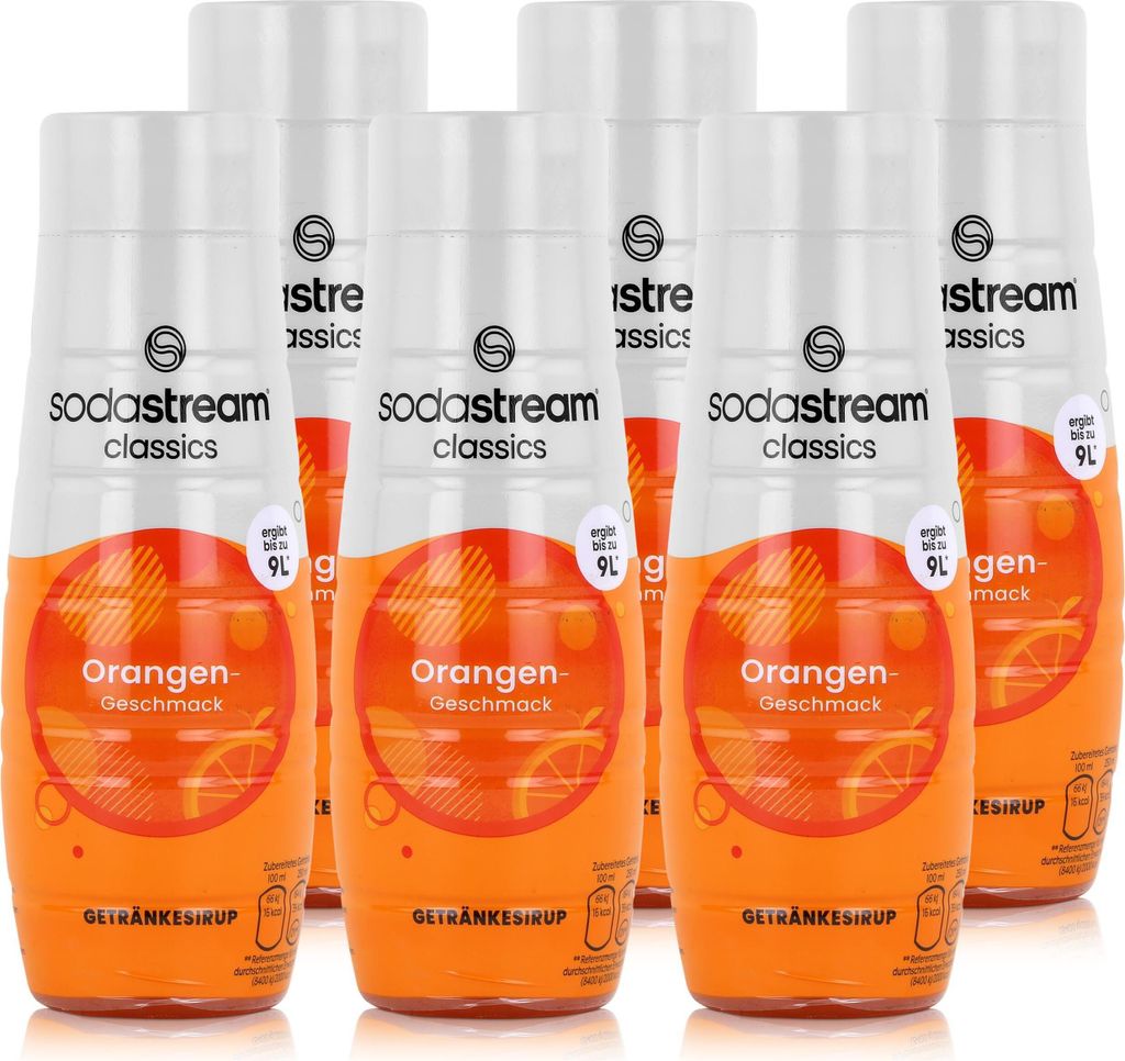 SodaStream Getränke-Sirup Softdrink Orangen Geschmack 440ml Produktbild 