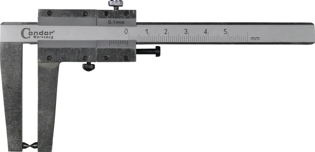 Pied à coulisse CONDOR 1375 en acier inoxydable pour mesure de précision