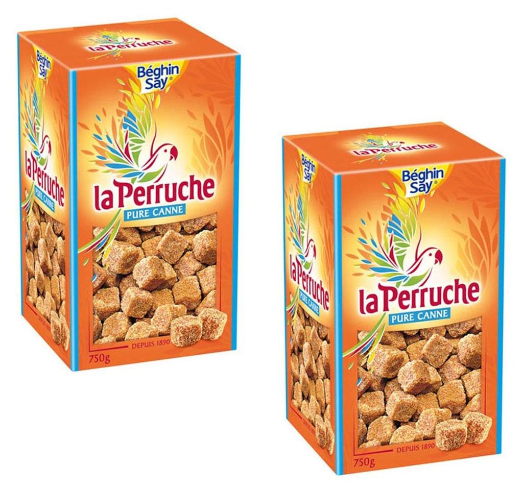 La Perruche Brauner Rohrzucker Würfel 2 x 750 g - Produktbild 
