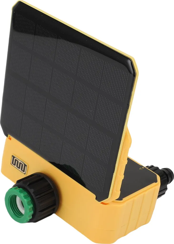 Programmateur d'arrosage automatique WiFi double zone à énergie solaire