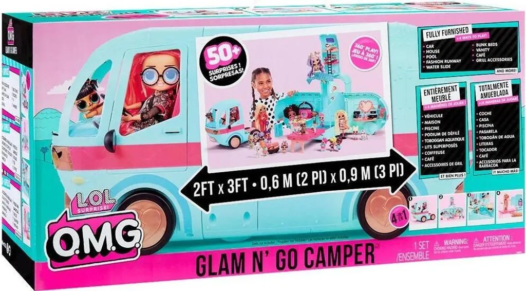 Camping-car de Rêve L.O.L. Surprise O.M.G. avec Piscine et 50 Accessoires - 29