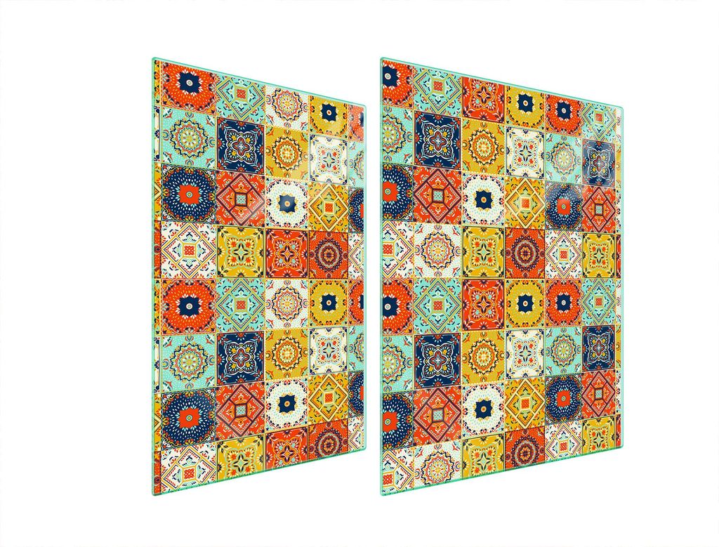 Glasschutzplatte Für Herd 70X52 Mosaik