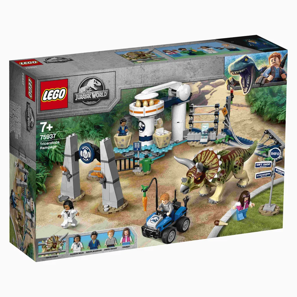 LEGO 75937 Triceratops articulé et Manège Tournant Jurassic World 447p
