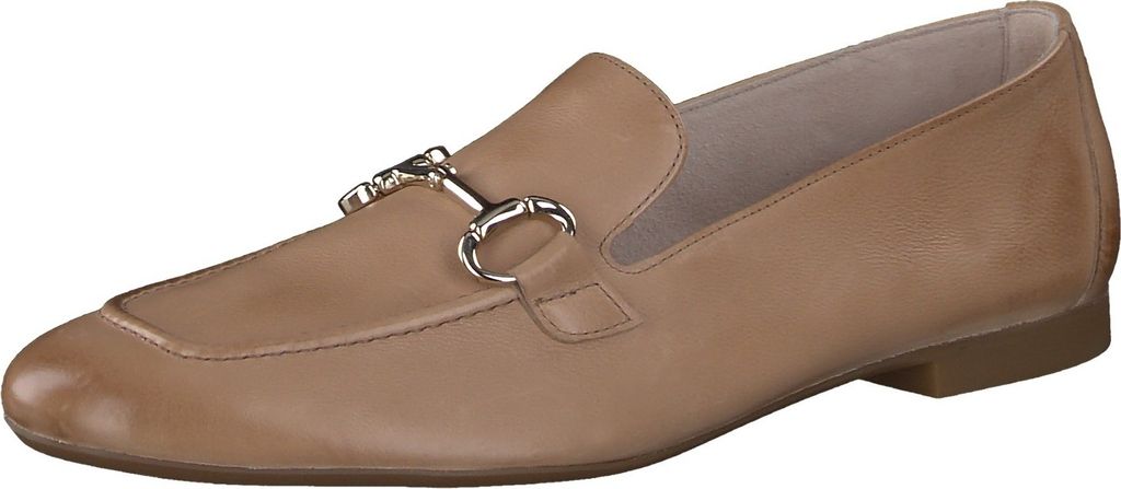 Paul Green Super Soft Loafer - Beige Glattleder Größe: 36 Normal
