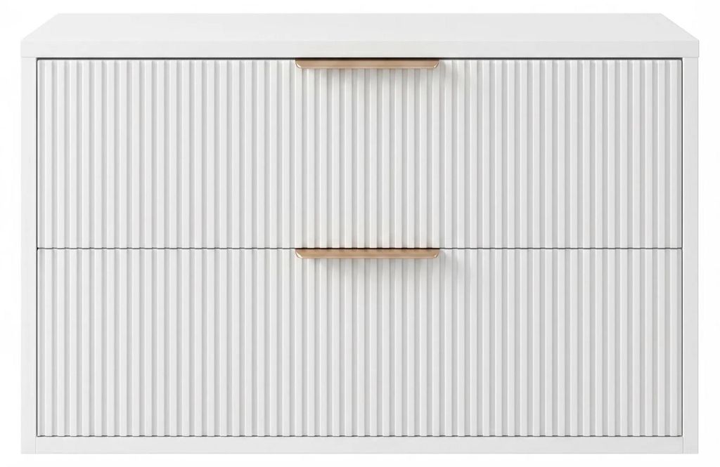Mobiletto Da Bagno Sotto Il Lavabo Rea Mono 80Cm Bianco Immagine del prodotto 