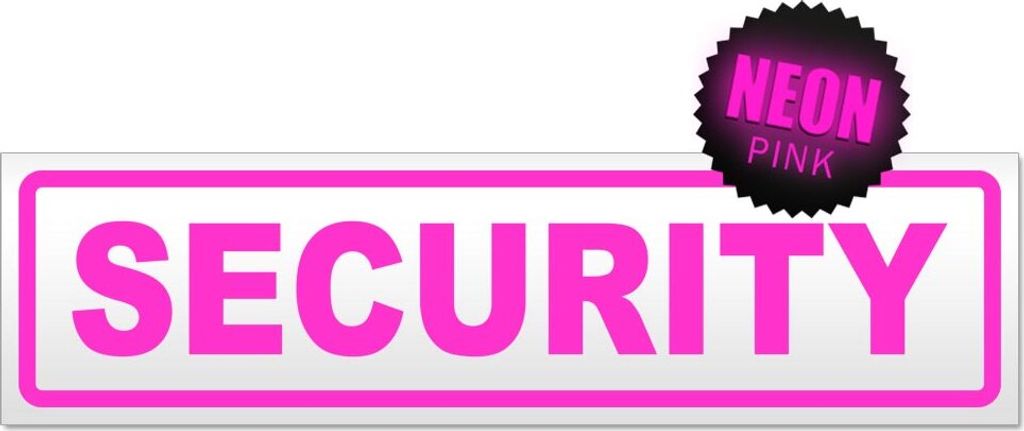 Security Magnetschild Schild magnetisch