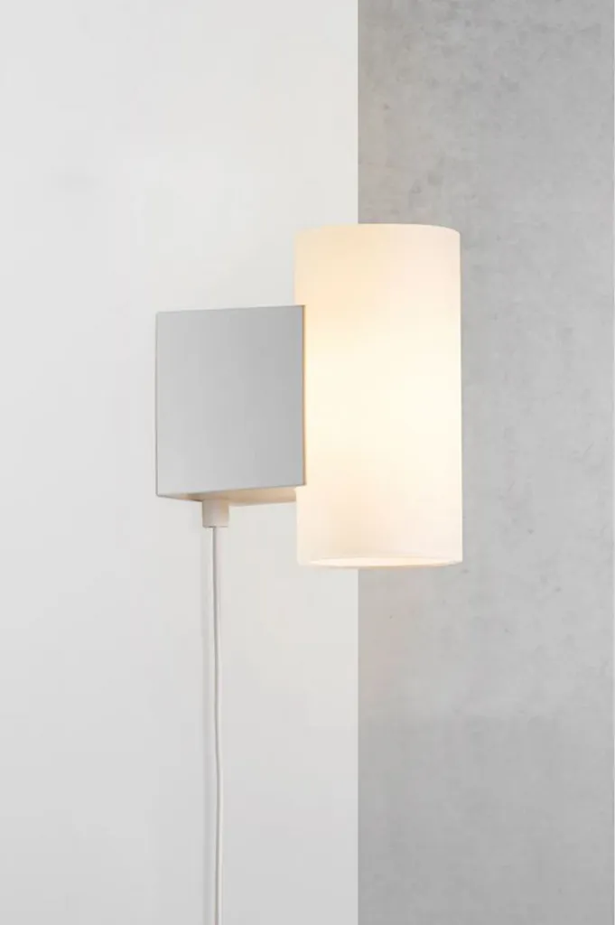 Lampada Mona LED 10W Bianca | Dimmer Integrato 16x8 cm per Parete
