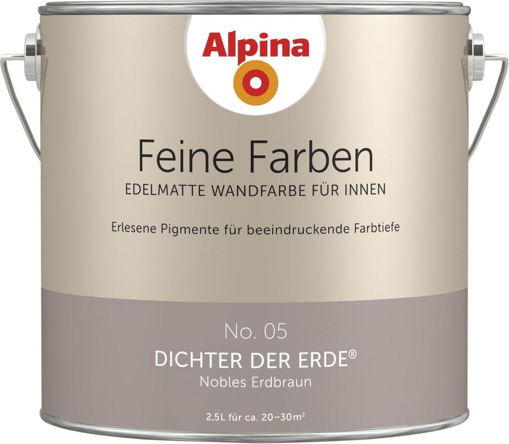 Alpina Feine Farben Wandfarbe No. 05 Dichter der Erde - Produktbild 