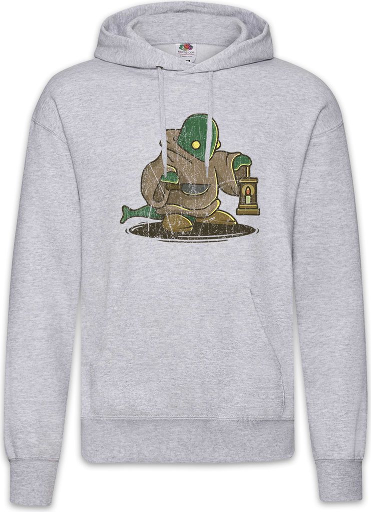 Urban Backwoods FF Tombery, Herren Hoodie, Farbe: Hellgrau, Größe: 2XL