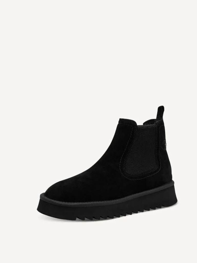 Tamaris Women Boots Damen Stiefeletten Modestiefel Chelsea Boots schwarz 40