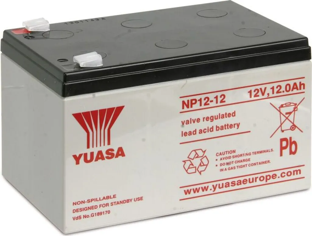 Batterie Plomb YUASA NP12-12 12V 12Ah - Accumulateur Haute Performance