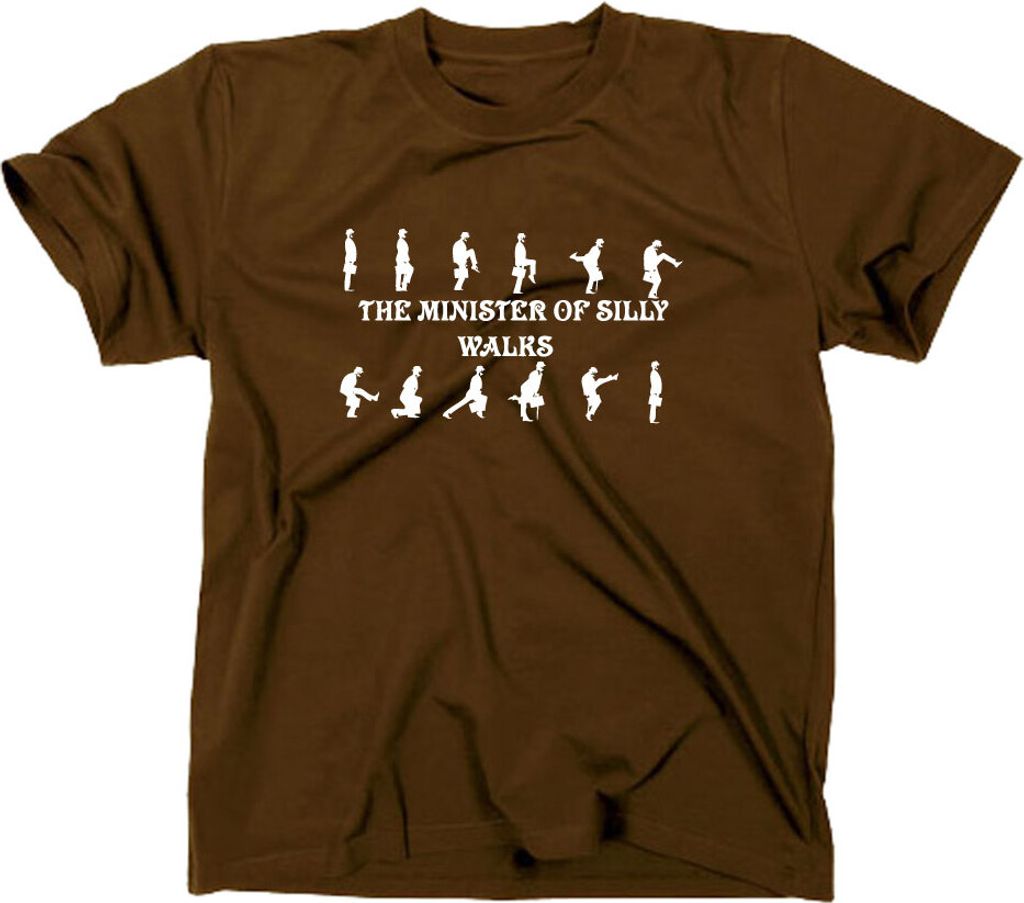 Styletex23 T-Shirt #2 Monty Python Fun, Silly Walks Funshirt, braun, XXL