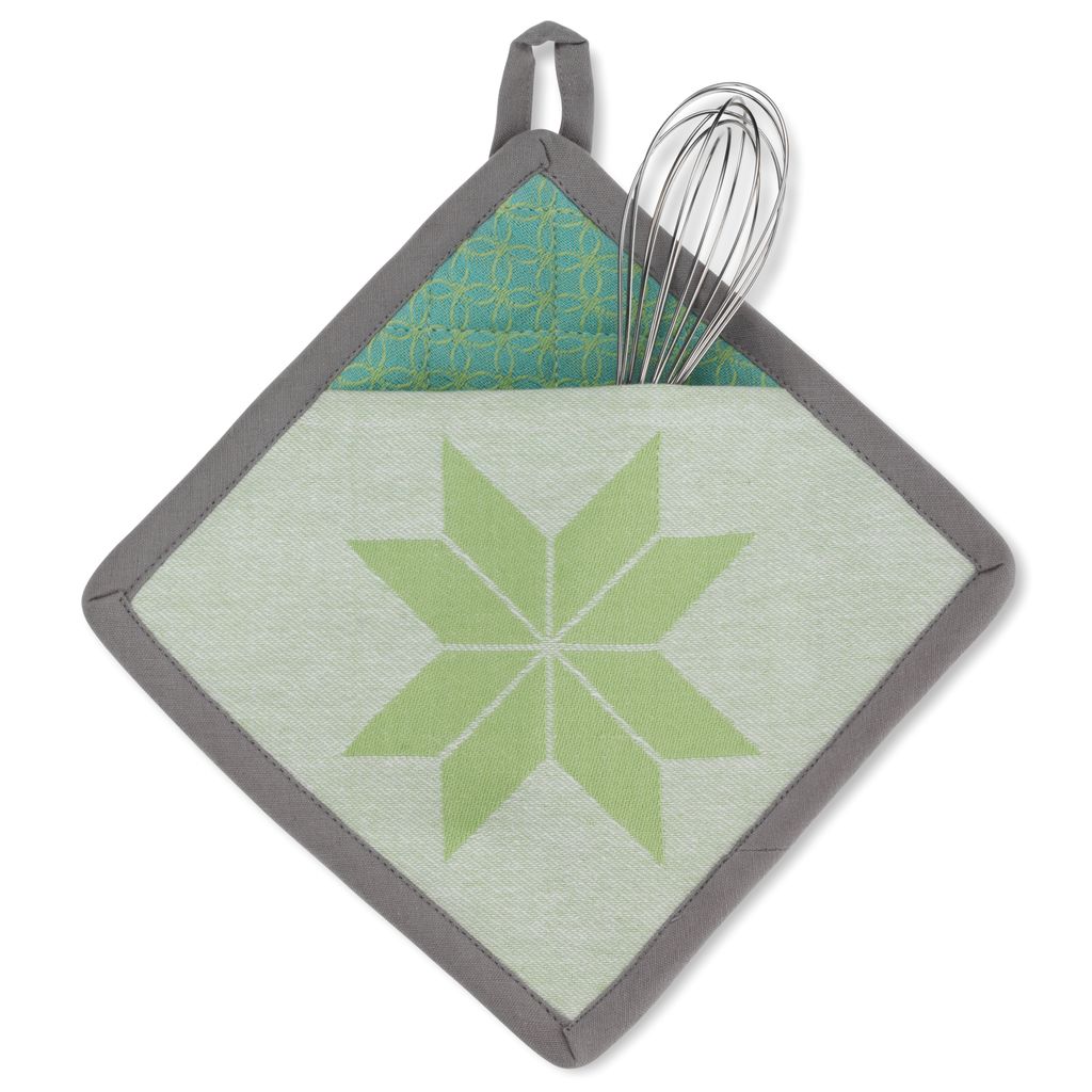 Gant de four CARLA turquoise/menthol 20x20cm Image du produit 