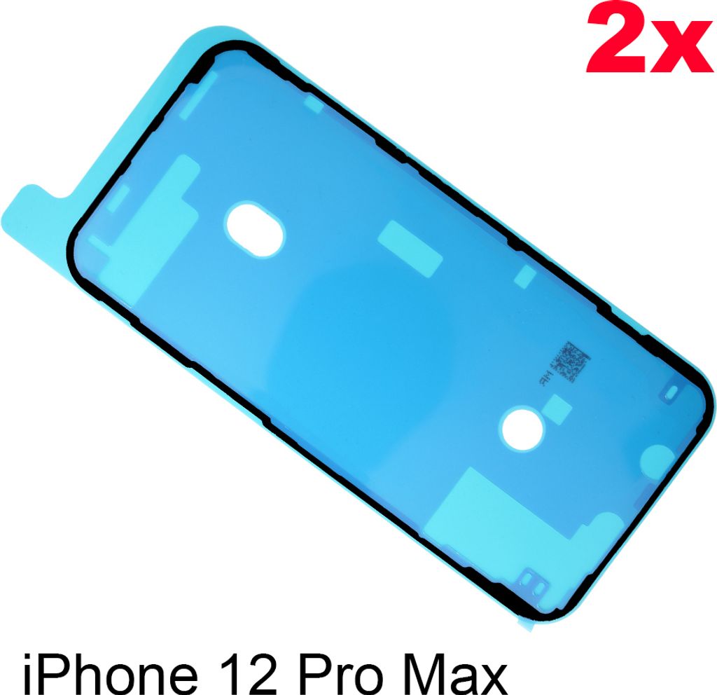2x iPhone 12 Pro MAX Rahmen LCD Display Kleber Dichtung Produktbild 