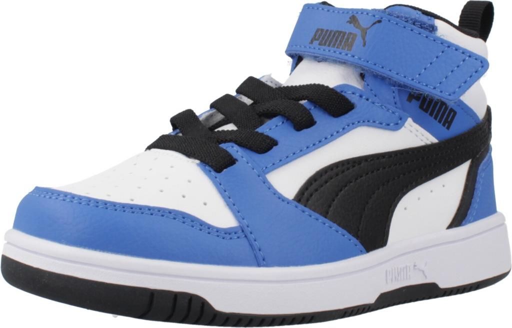 Puma Puma Rebound V6 Mid AC PS Klittenband Hoog - Kobalt blauw - Maat 30