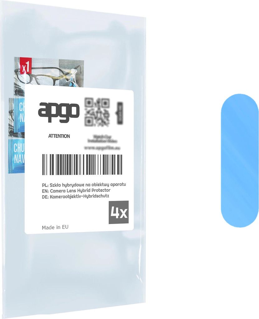apgo 4 Stück Linsenschutz Kamera Schutzglas für Xiaomi Mi A3 Kameraschutz, 9H Kameraobjektiv Camera Lens Protector