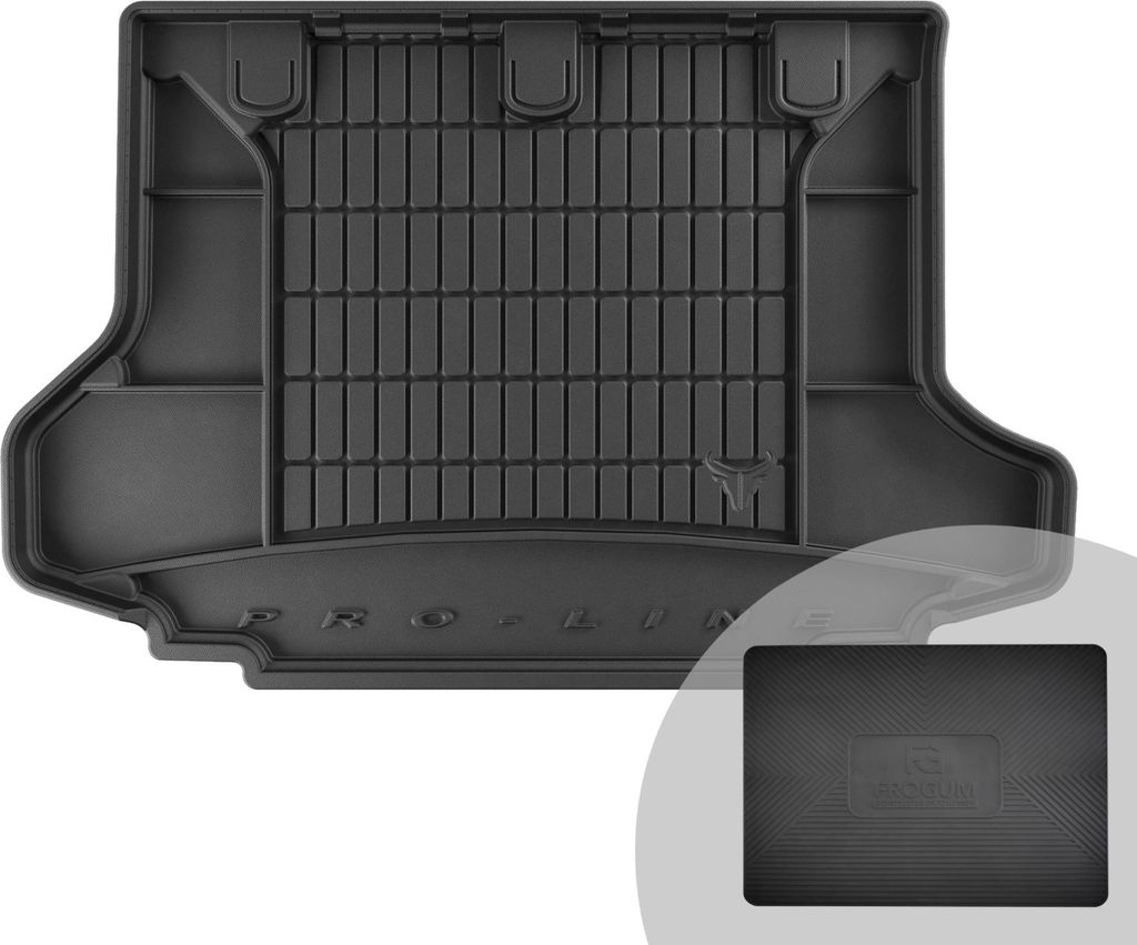 FROGUM ProLine 3D Gummimatte Exklusive Auto Kofferraummatte Kofferraumwanne für Renault Koleos I 2007-2016