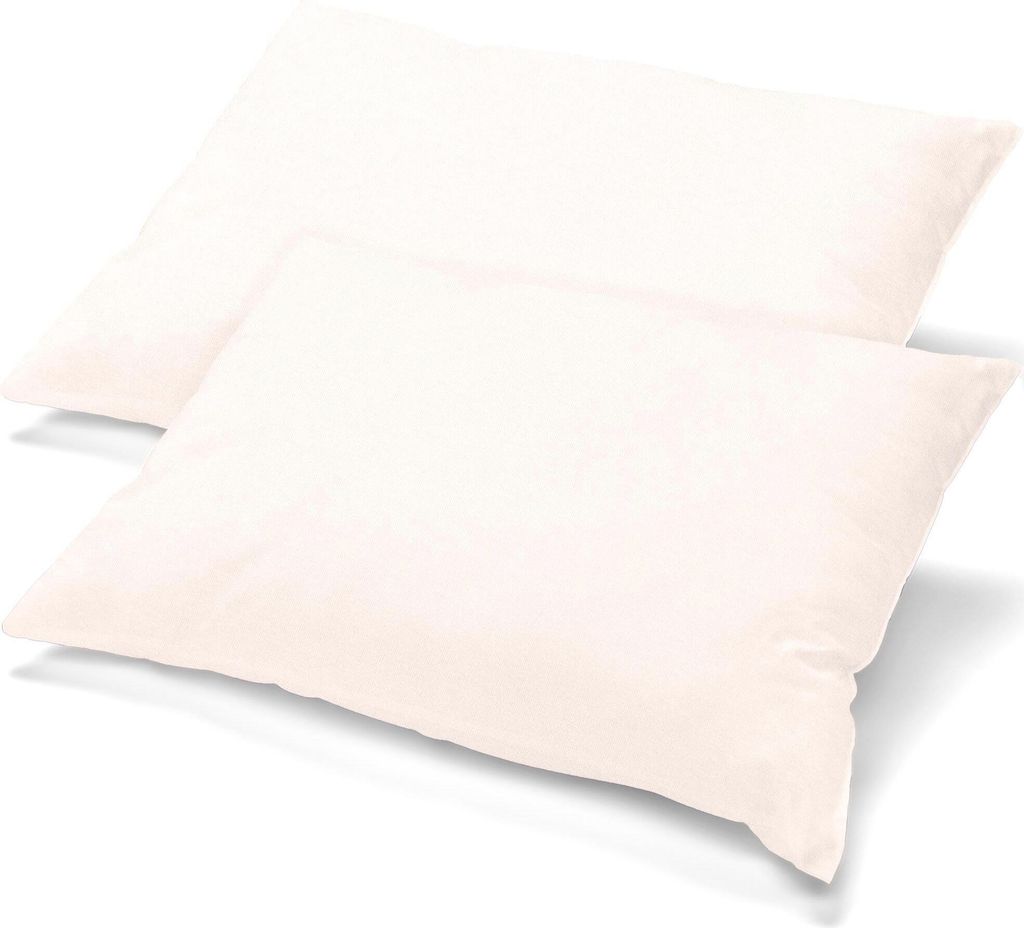 Doppelpack Classic Line Bezug 48x74 schneeweiß Baumwolle Jersey