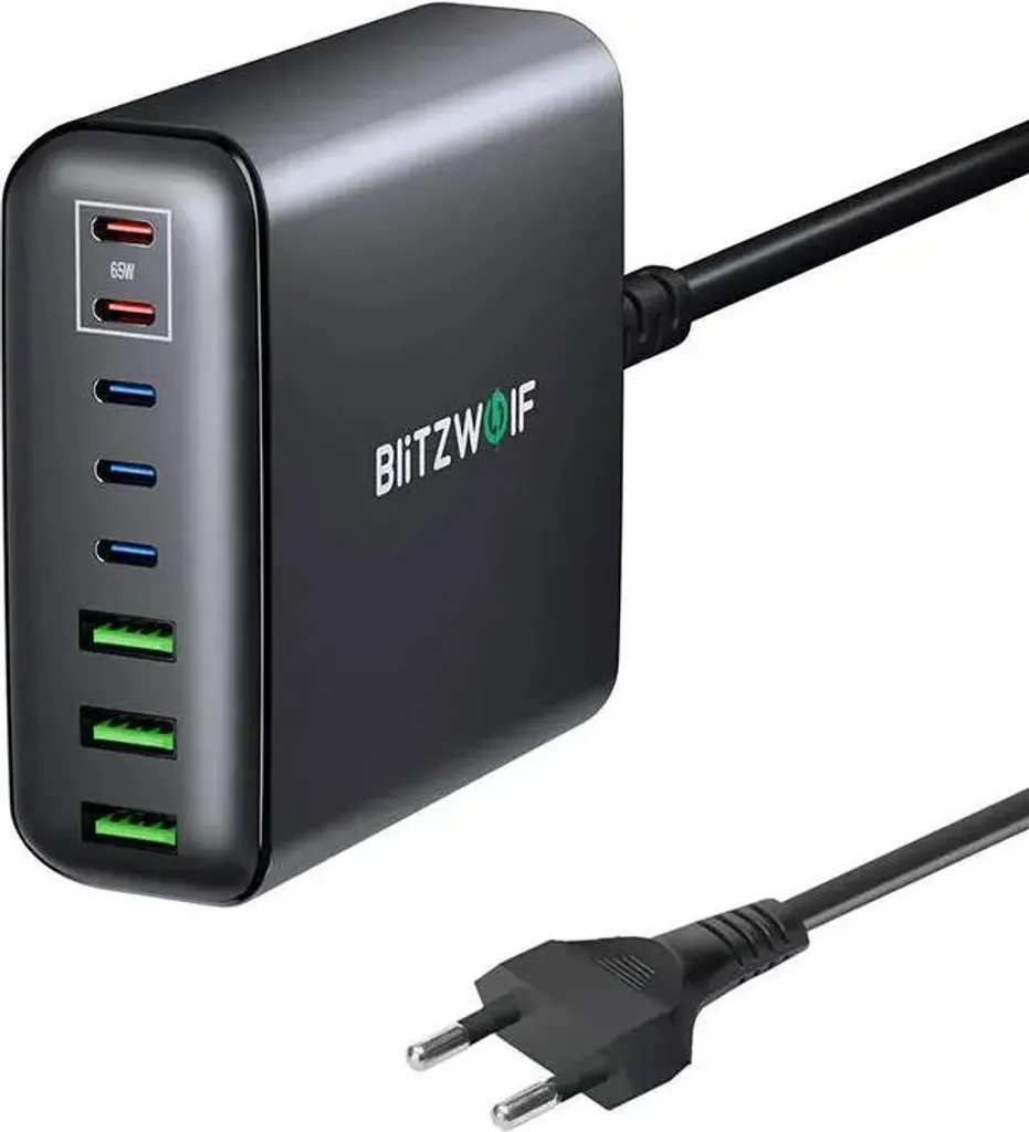 Caricatore Desktop Blitzwolf BW-S26 250W PD3.0 USB-C Fast Charge