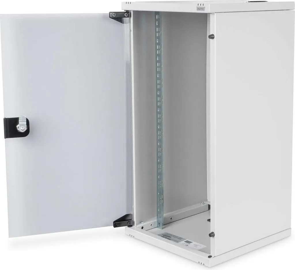 DIGITUS DN-10-12U Distributore a parete DIGITUS 10", 12U, (L)312 x (A)300 mm, grigio