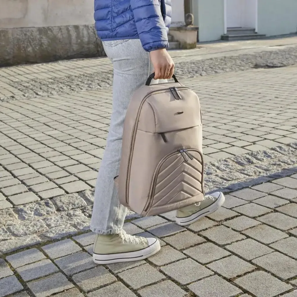 Sac à dos Hama 00222046 Éco-conçu en Polyester Recyclé Beige Sable - 6