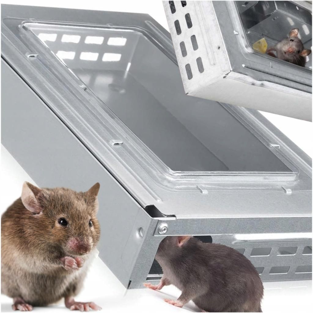 Lebendfalle für Mäuse Ratten Mausefalle Rattenfalle Produktbild 