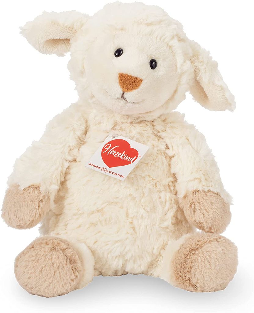 Teddy Hermann Schäfchen Maggi 27 cm sitzend weiß Produktbild 