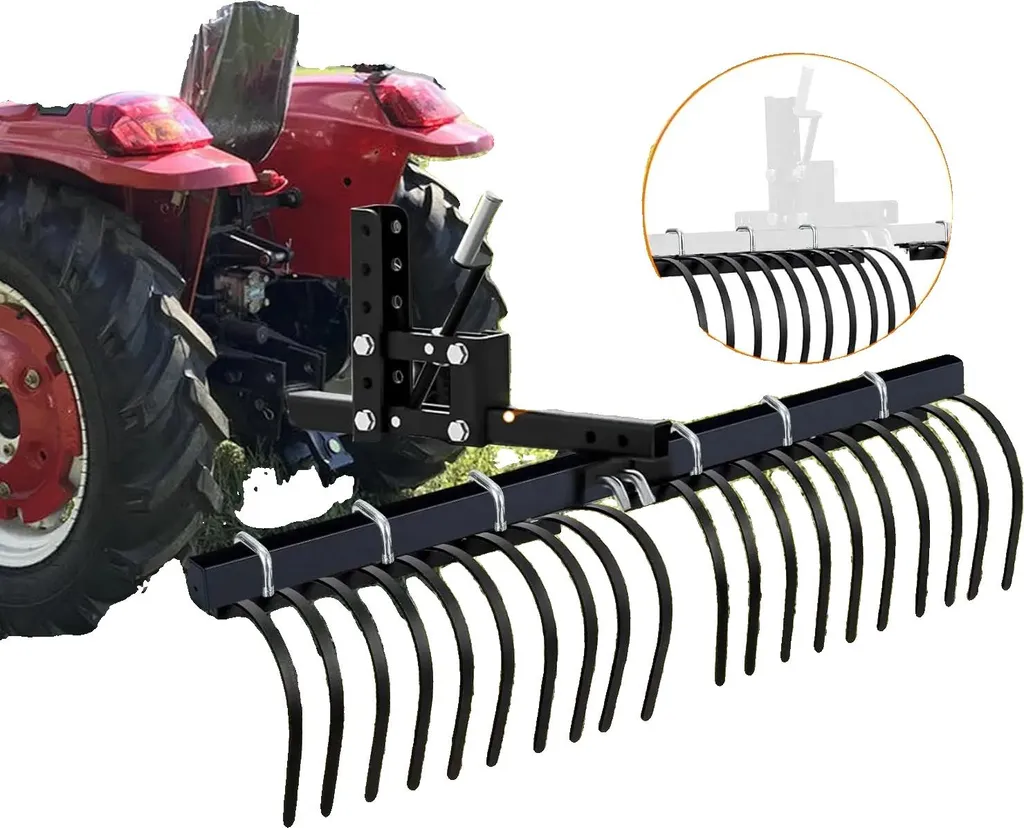 Râteau à paille pour quad idéal pour nettoyer les grands terrains