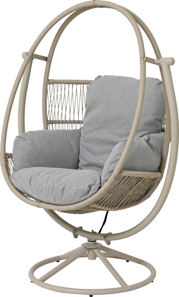 2er Set Kaemingk Tunja Drehstuhl wicker 113x90 cm Produktbild 