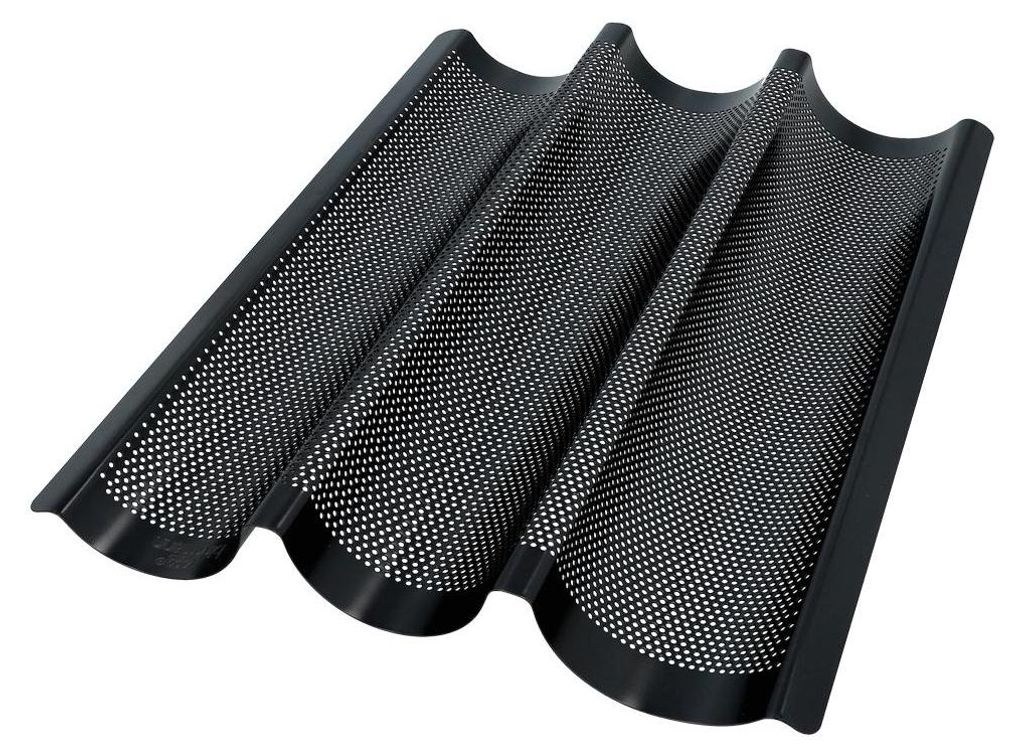 BIRKMANN 3er Baguette-Blech, L 38,5 x B 28 x H 4 cm, Produktbild 
