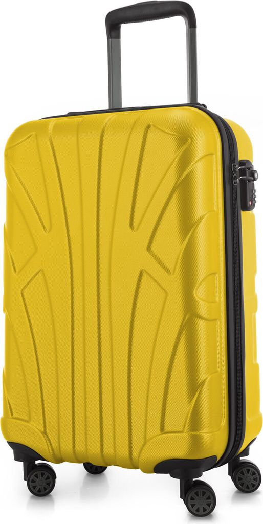 Suitline - leichtes Handgepäck 55x35x20 cm Flugzeug-Trolley 34 L Bordgepäck Hand-Koffer leicht Bord-Koffer 4 Rollen Kabinengepäck Hand Luggage T...