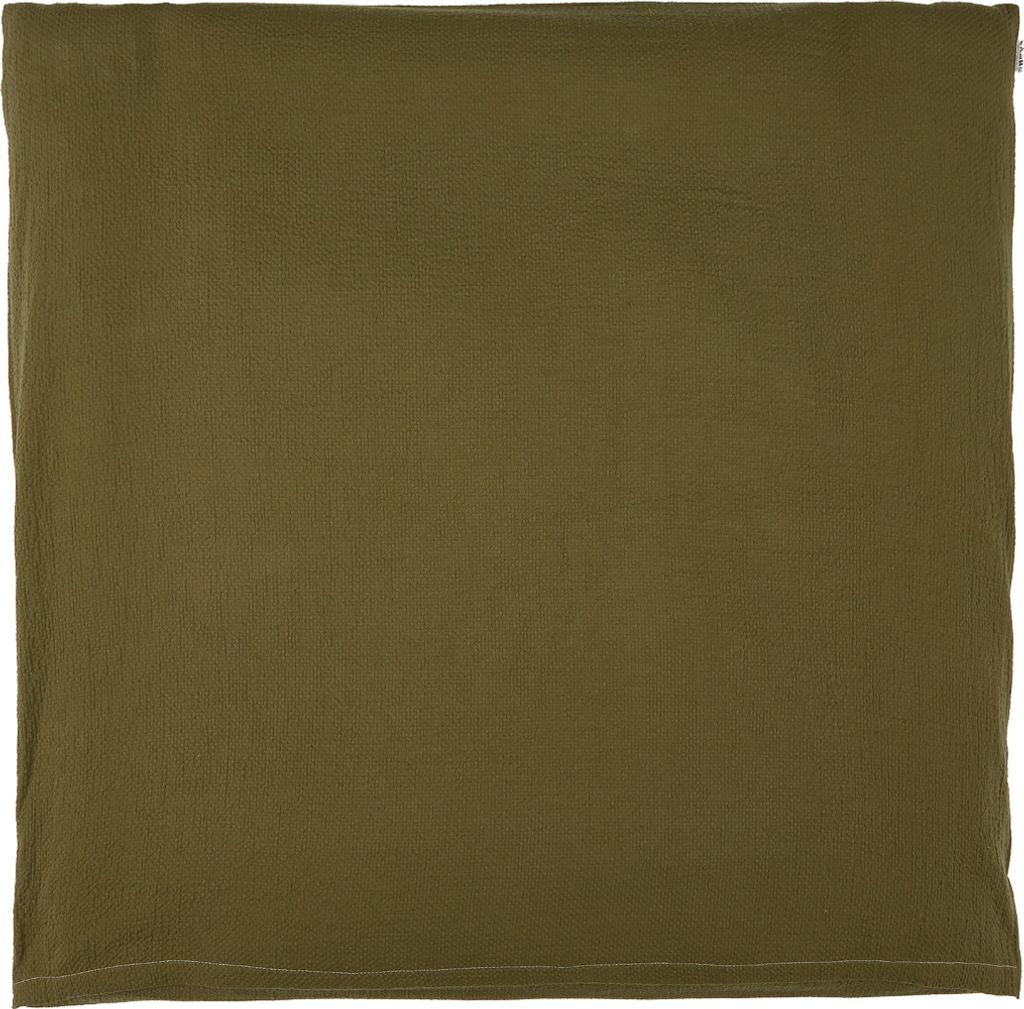 KraftKids Bezug für Wickeltischauflage Doppelkrepp Grün Herbstgrün 85 cm breit x 75 cm tief