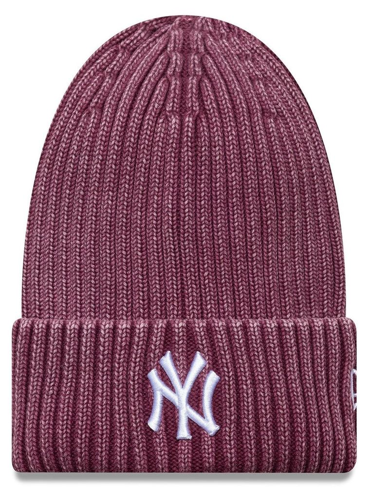 New York Yankees, gewaschene Beanie, MLB, New Era, rot Produktbild 