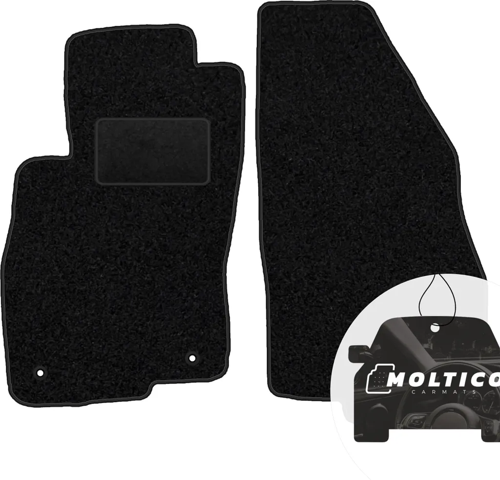 Tappetini Anteriori su Misura Fiat Grande Punto Albea - Nero Velours