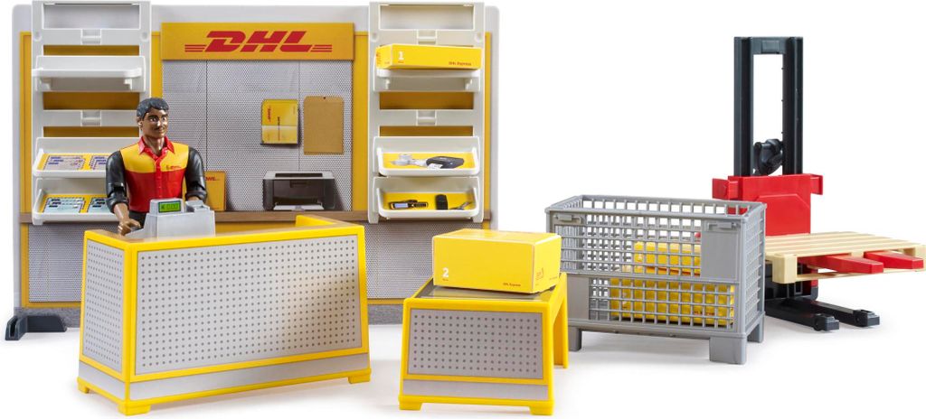 bruder 62251 - Bworld DHL Paketshop inklusive Produktbild 