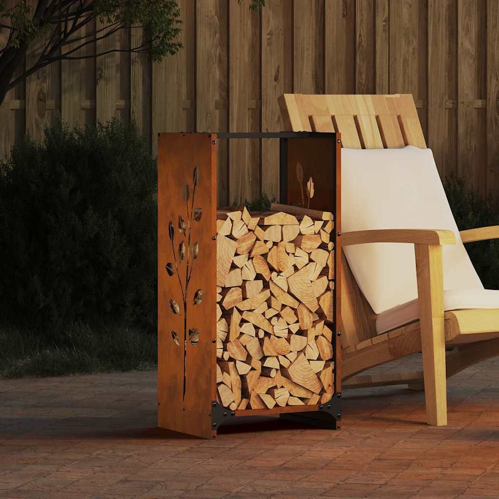 "2026 Promotion" Brennholzregal 40x30x80 cm Wetterfester Stahl - Kaminholzregale C880