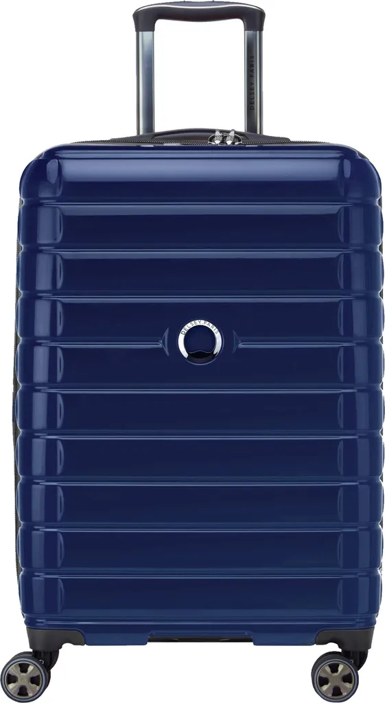 DELSEY PARIS Shadow 5.0 Valise Cabine 4 Roues 66cm Marine Blue Durable