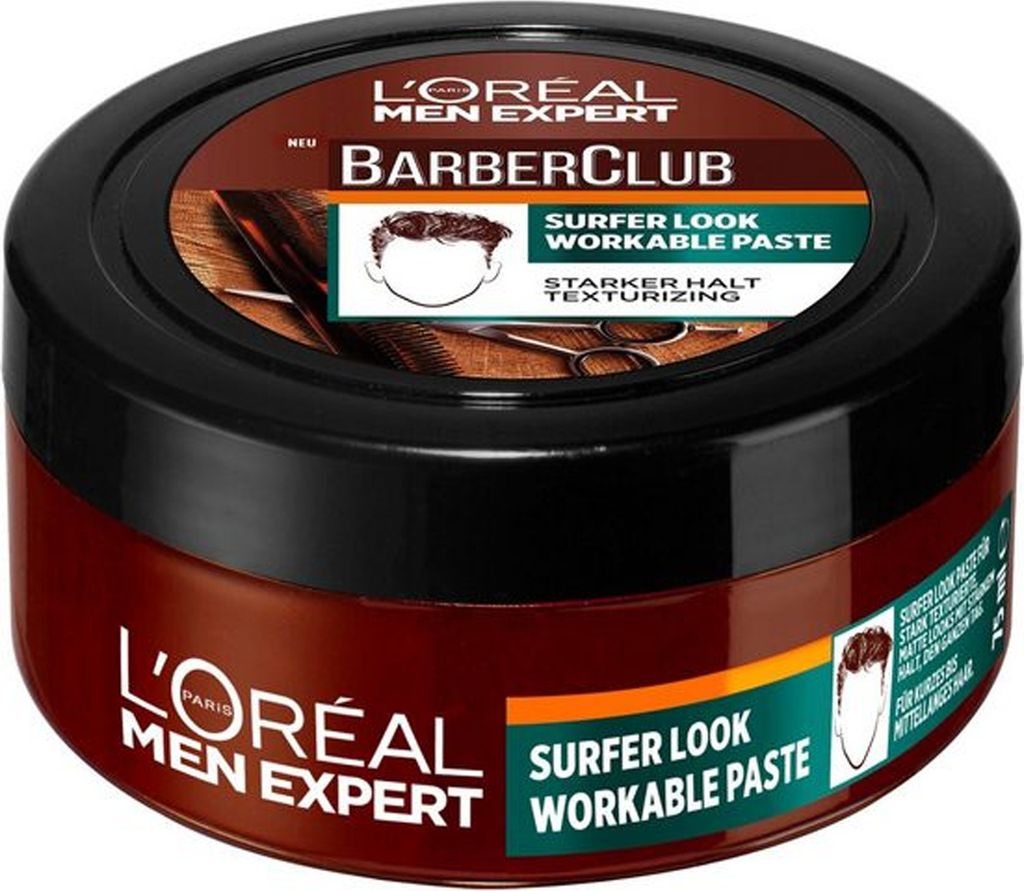 L'Oreal Men, Barber Club Surfer Look, Haarpaste, 75ml