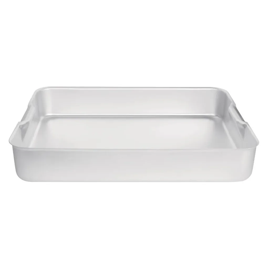 Plat de cuisson inox 61cm Vogue avec bords hauts anti-éclaboussures