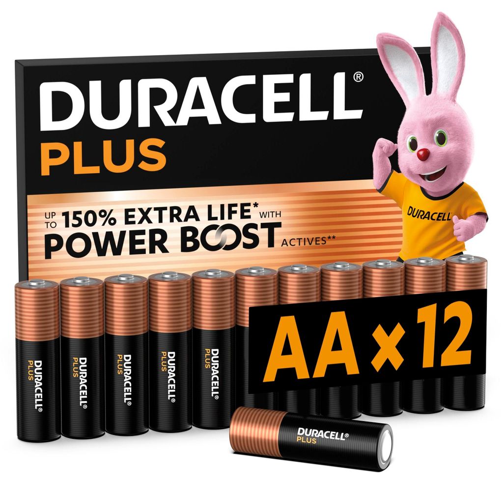 Duracell Plus New AA BPH12 (MN1500/LR6) Produktbild 