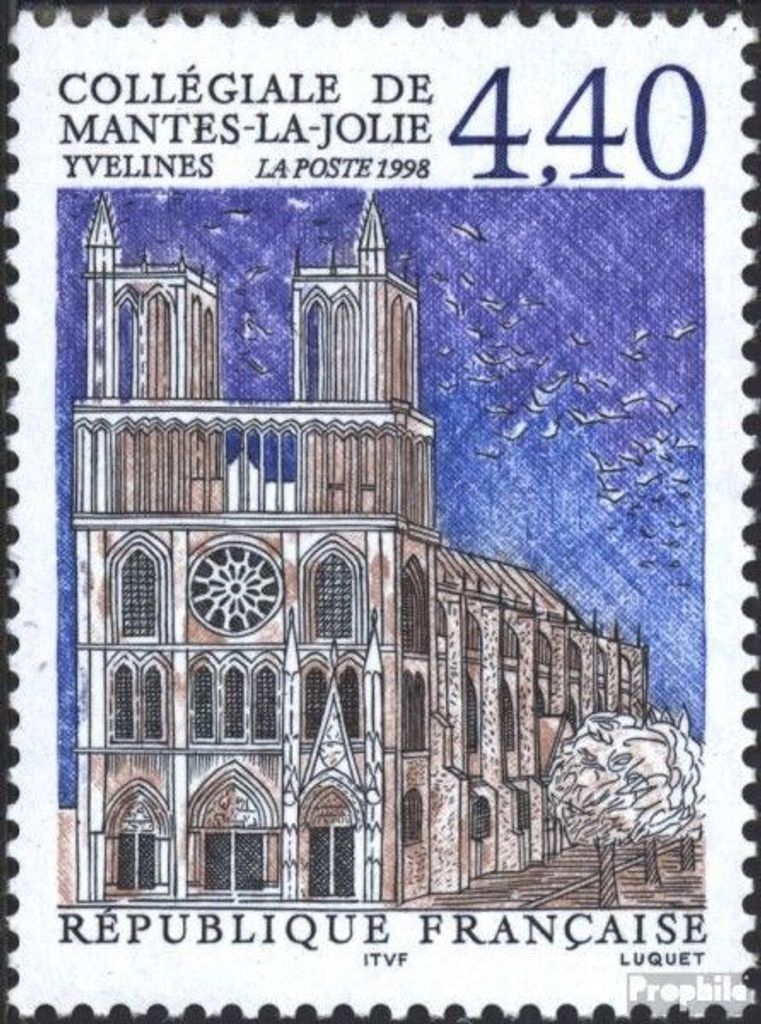 Briefmarken Frankreich 1998 Mi 3324 (kompl.Ausg.) postfrisch Baudenkmäler
