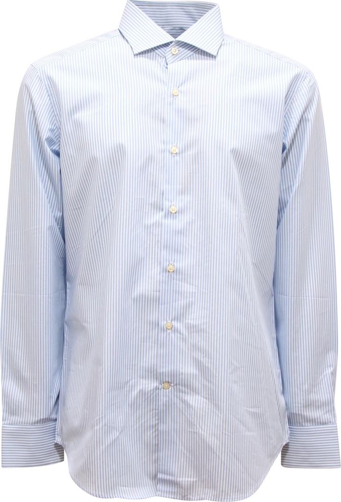 L0133 Camicia Uomo Bordoni Man Striped Shirt