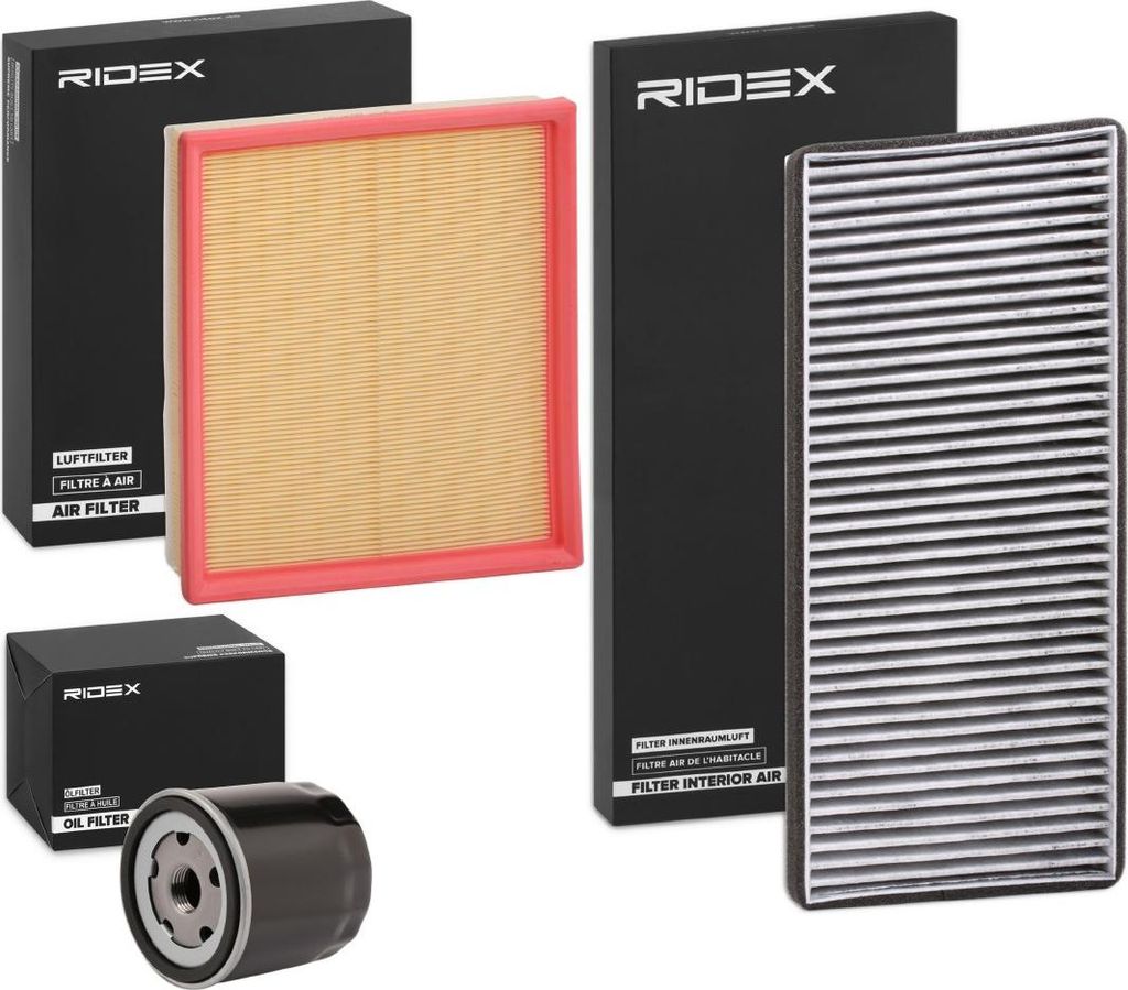 RIDEX Filterset Inspektionspaket Filtersatz für FORD KA (RB)