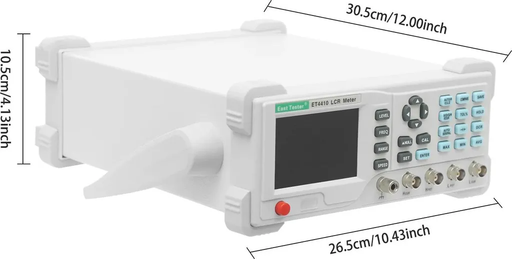 LCR mètre de table numérique ET4410 avec écran LCD de 8,9 cm blanc - 6