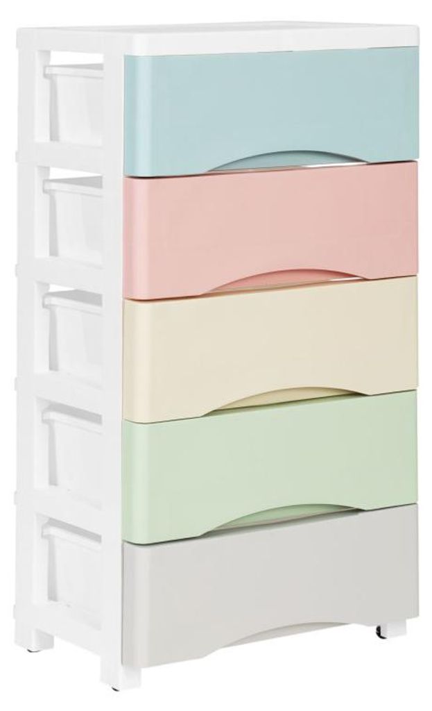 ModernHome PJJCBS0024-05C Opbergrek met 5 lades op Productafbeelding 