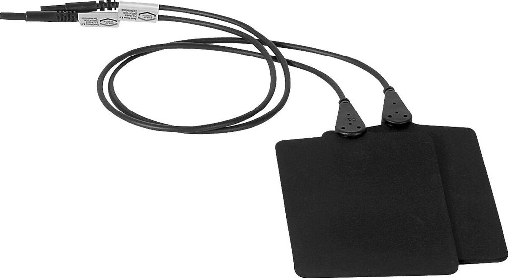 Enraf-Nonius Gummi-Elektroden für Elektrotherapiegeräte, 8x12 cm, 2 Stück