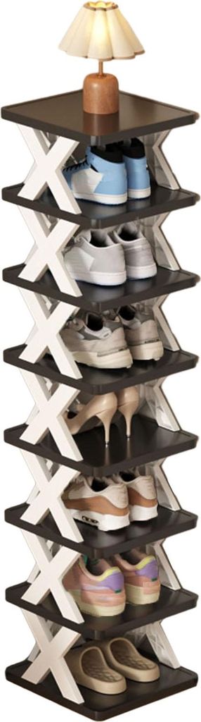 Klappbarer Schuhregal-Aufbewahrungsorganisator Starke Tragfähigkeit Einfache Installation Zusammenklappbares mehrschichtiges Schuhregal