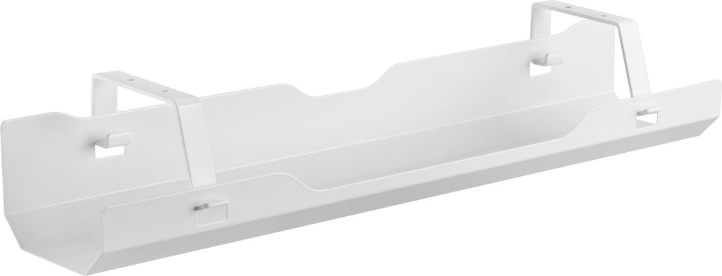 Kabelkanal für Untertisch - 60 cm breit - weiß Produktbild 1