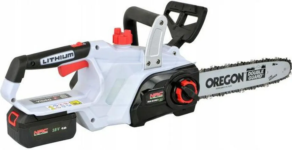 Tronçonneuse sans fil 18V Nac avec guide Oregon 30cm et autonomie 4.0Ah