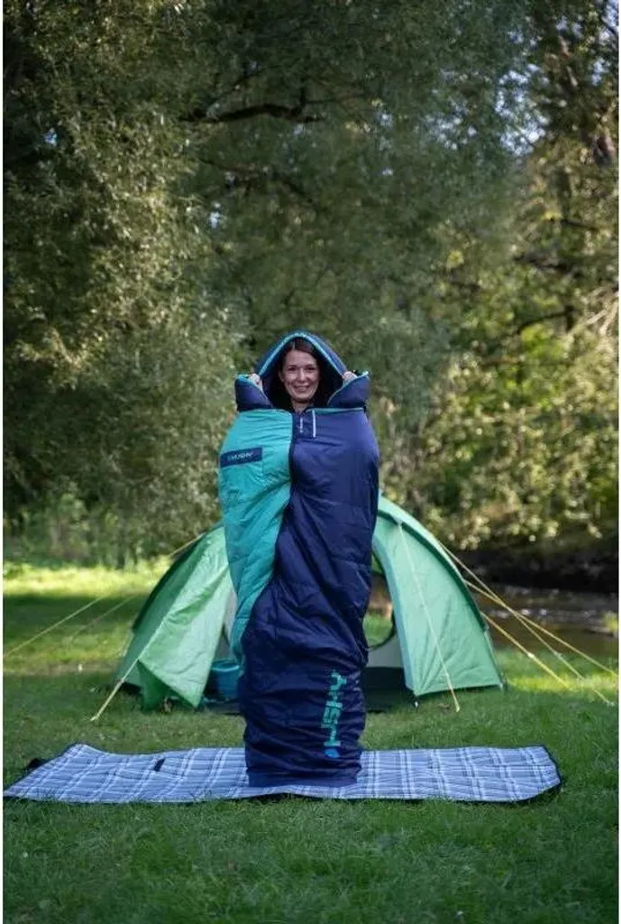Sac de couchage Husky Espace -5°C ultra large 85 cm isolant et compact